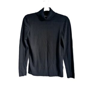 Amazon Essentials Black Turtleneck Sweater Top sz XS